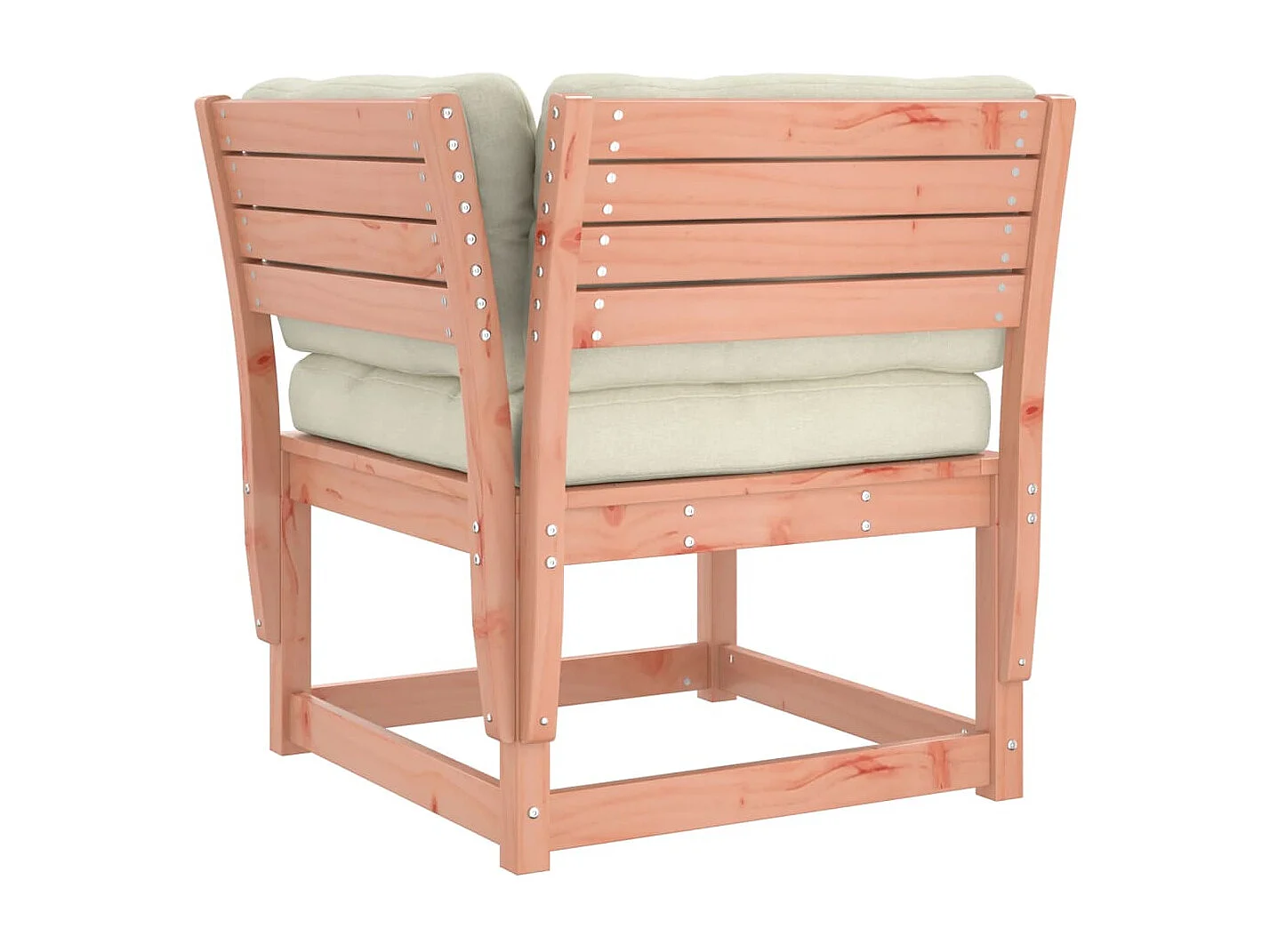 Salon de jardin 6 pcs avec coussins bois massif douglas