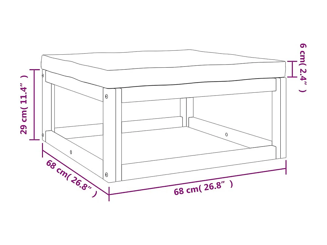 Salon de jardin 12 pcs avec coussins vert bois massif
