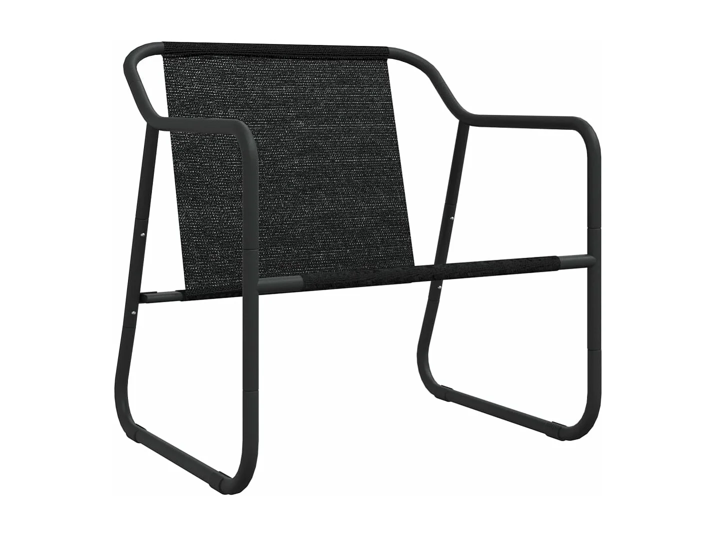 Salon de jardin avec coussins 4 pcs anthracite acier