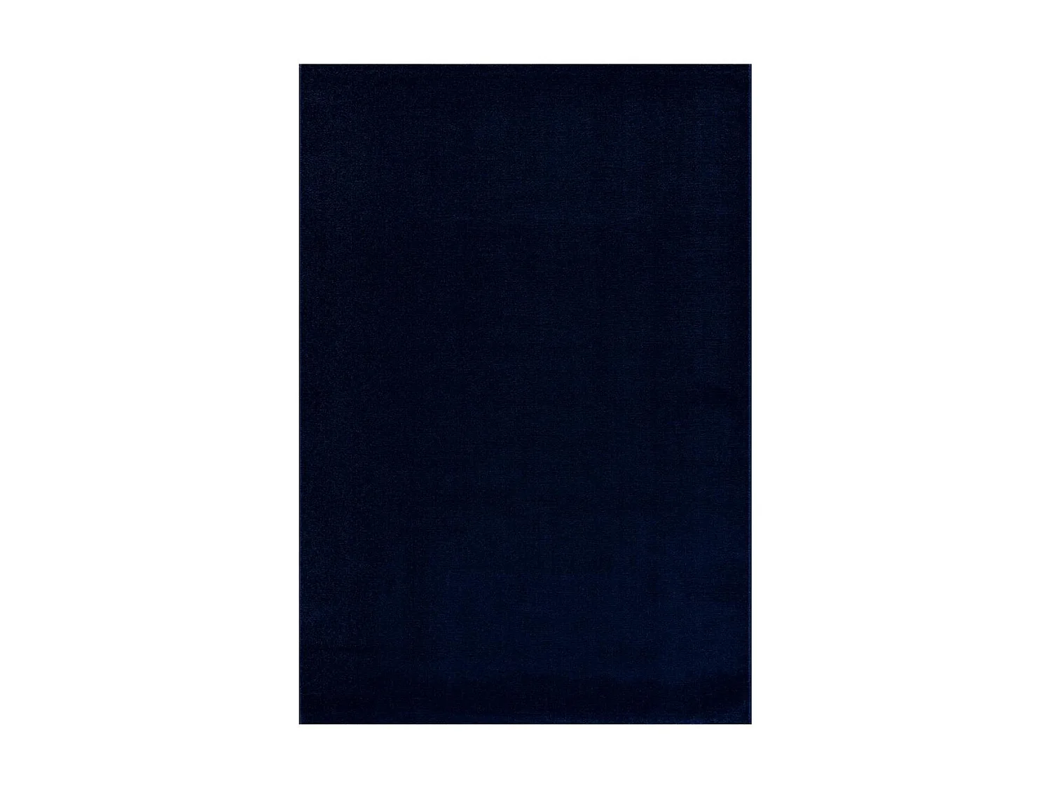 tapis salon 160x230 tissé bleu marine rectangle motif uni NOSSA