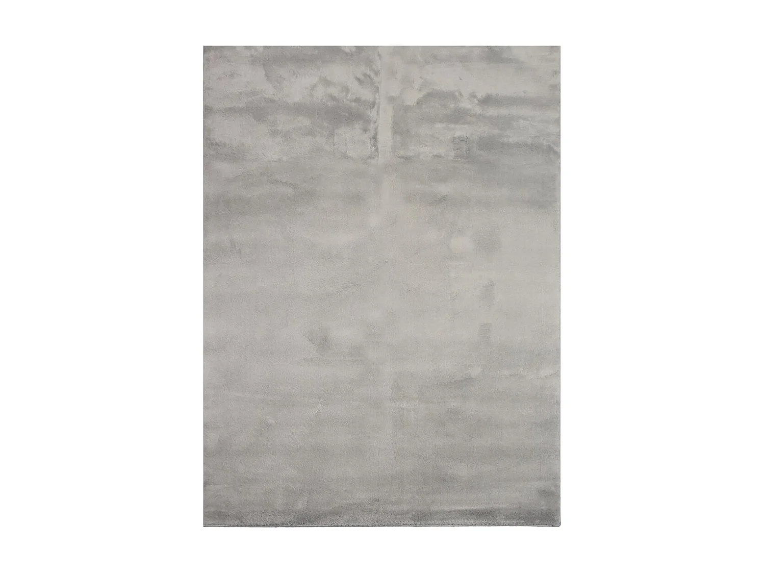 Tappeto shaggy a pelo lungo 80x150 rettangolo tessuto grigio tinta unita LOFTUNI