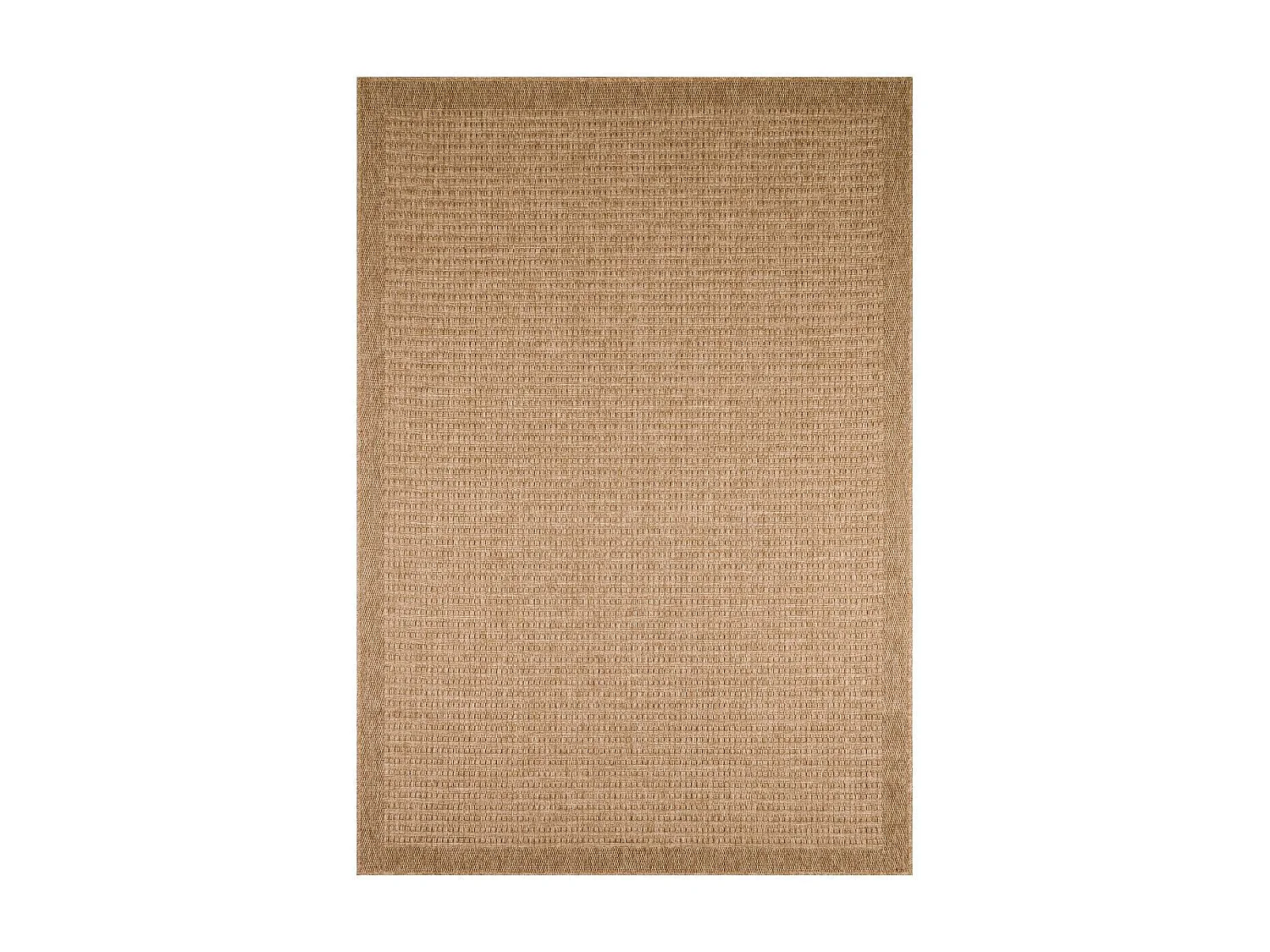 Tapis extérieur 200x290 tissé kilim beige JUTE ART