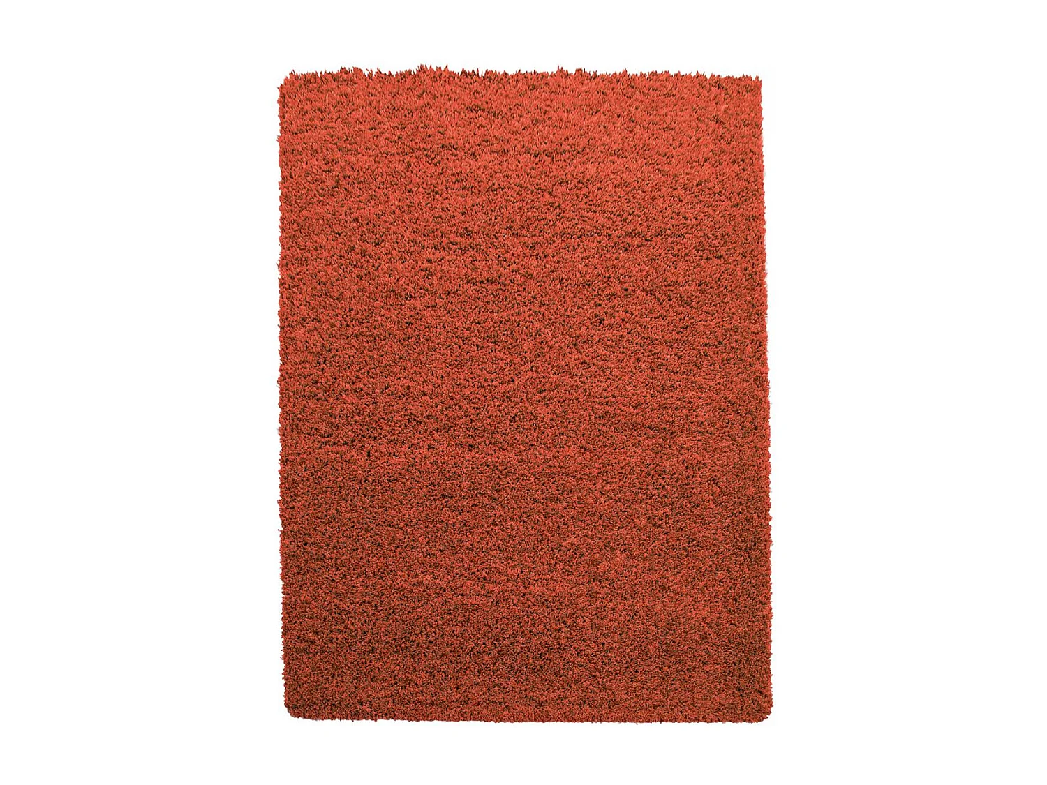 Tappeto Shaggy a pelo lungo 160x230 rettangolo intrecciato modello terra unito UNI L