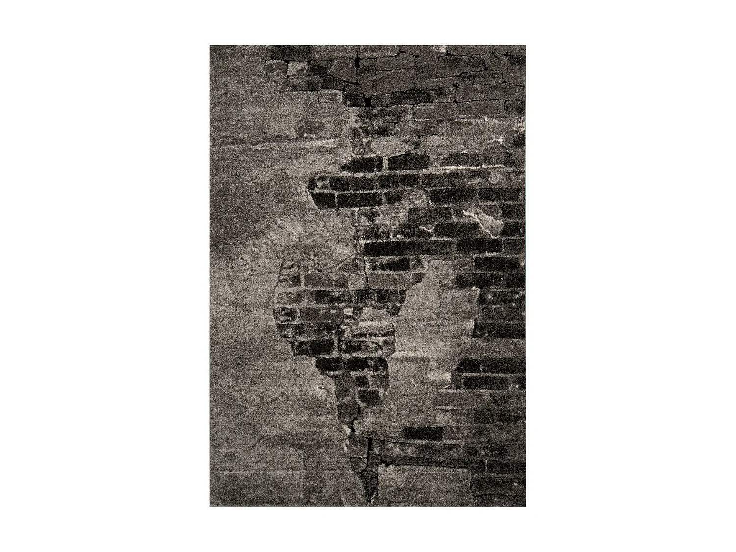 tapis chambre 120x170 tissé gris clair et gris foncé motif géométrique