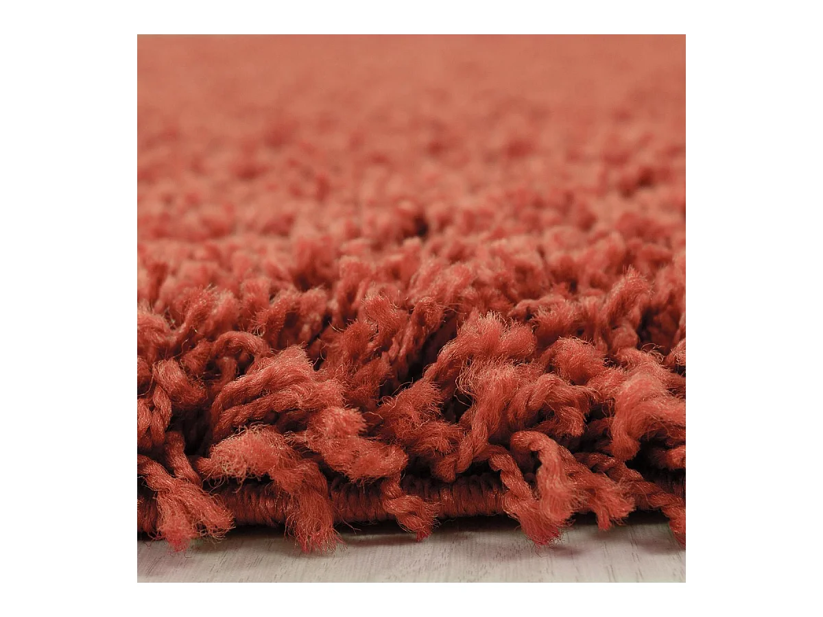 Tapis poils longs shaggy 240x340 rectangle tissé terra motif uni UNI L