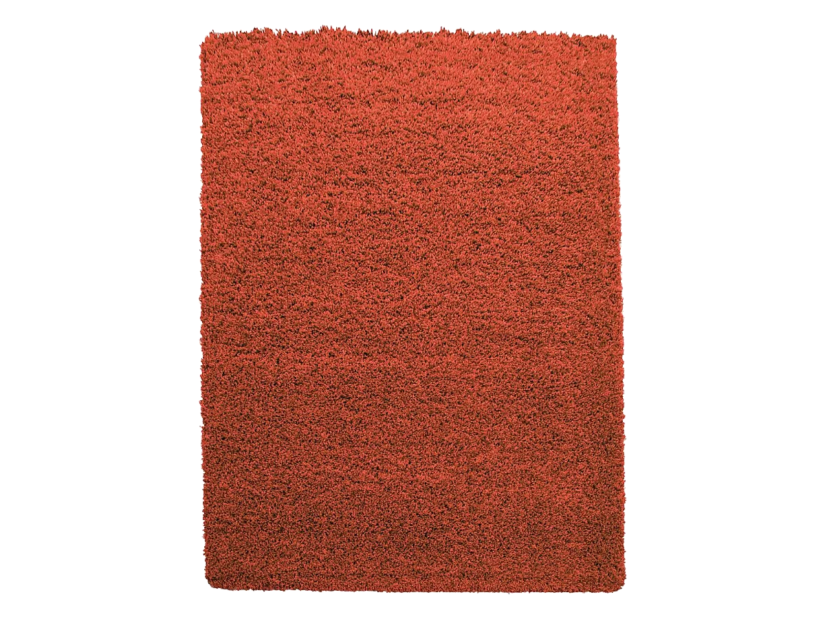 Tapis poils longs shaggy 240x340 rectangle tissé terra motif uni UNI L