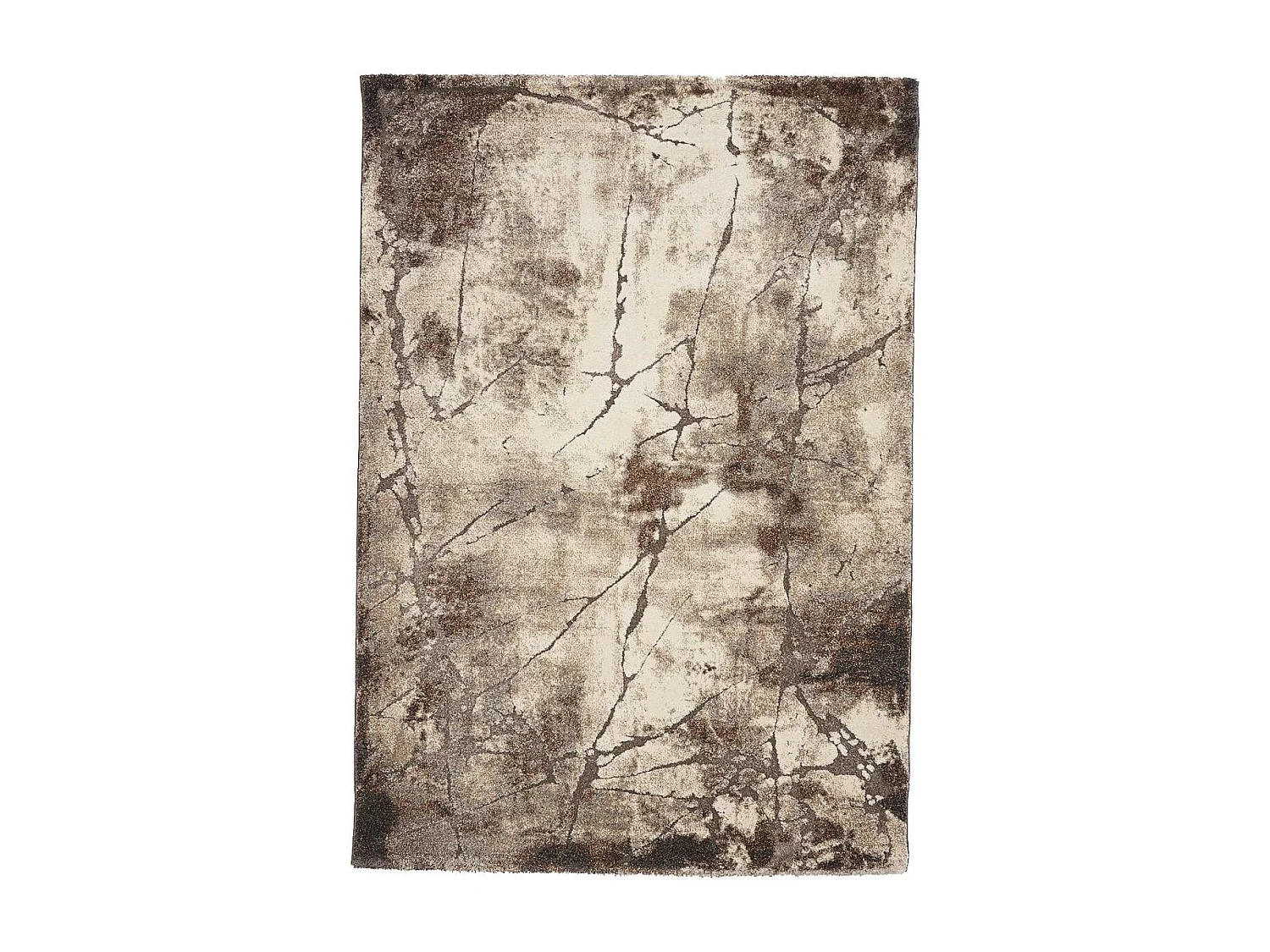 tapis salon 160x230 tissé gris rectangle motif abstrait TERSORE