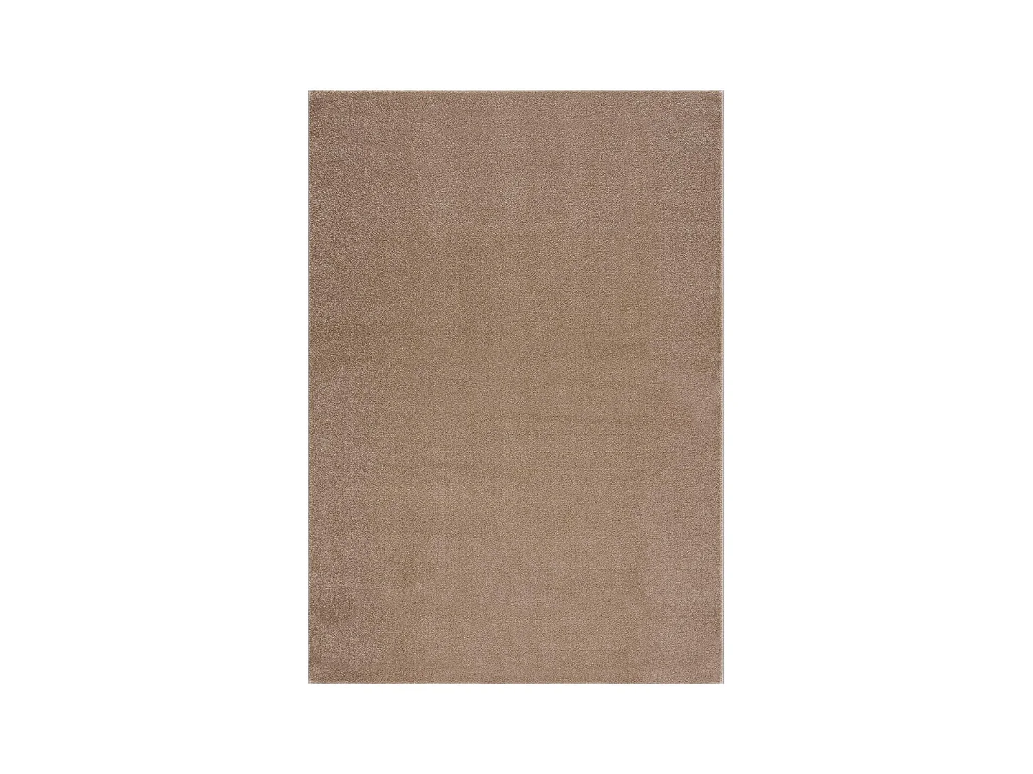 tapis salle de jeux Ø150cm tissé beige rond motif uni NOSSA