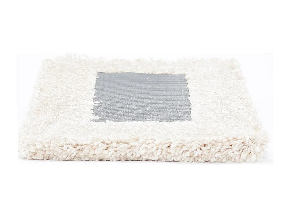 tapis grand salon 300x400 tissé gris rectangle motif uni EPAISSIA +