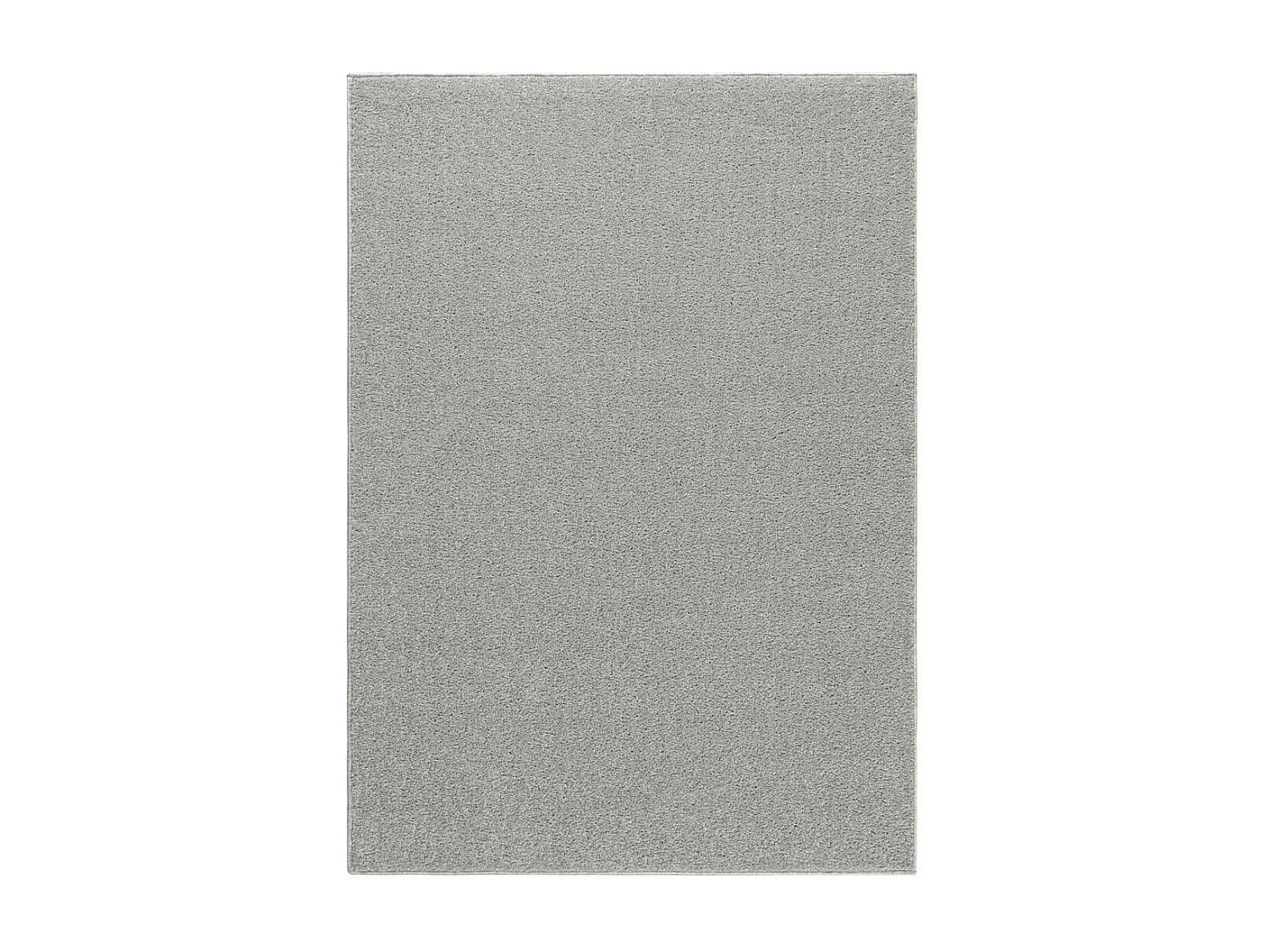tapis entrée 60x100 tissé crème rectangle motif uni SOULA