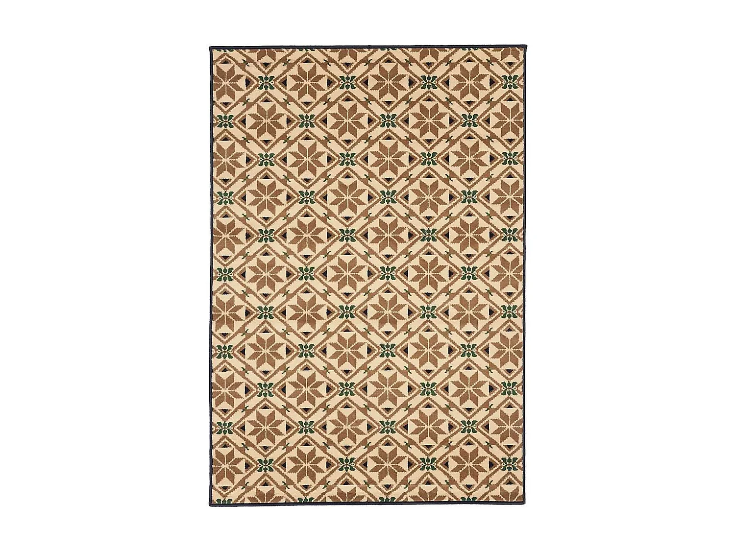 tapis chambre 60x110 tissé bleu rectangle AF2 CARODE