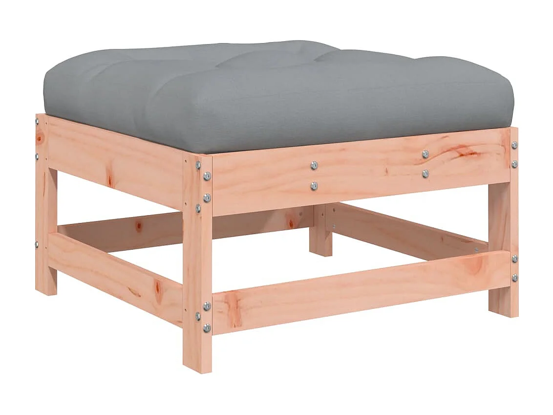 Salon de jardin 4 pcs avec coussins bois massif douglas