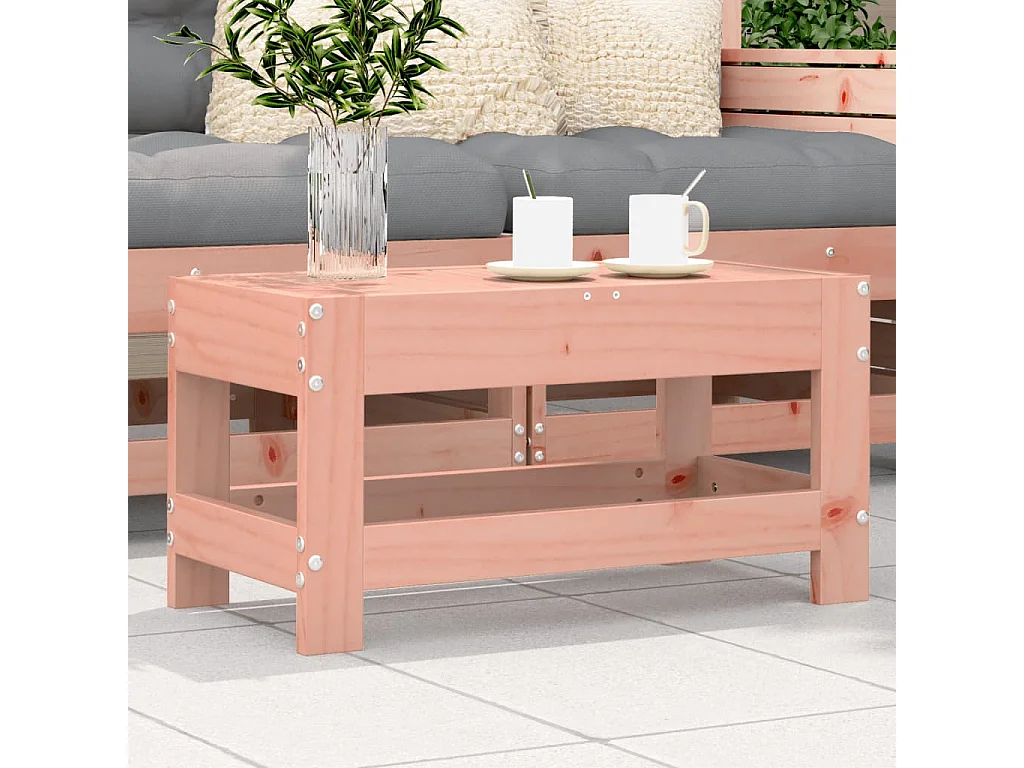 Repose-pied de jardin 62x30x32 bois massif de douglas