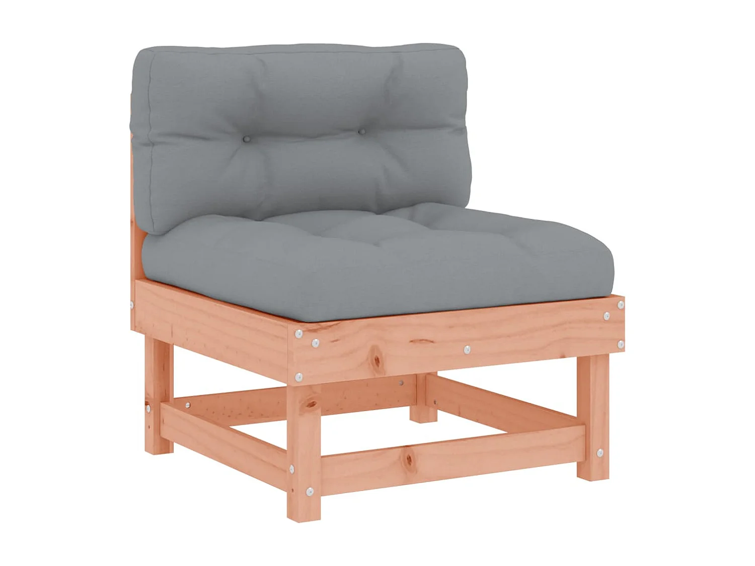 Salon de jardin 5 pcs avec coussins bois massif douglas