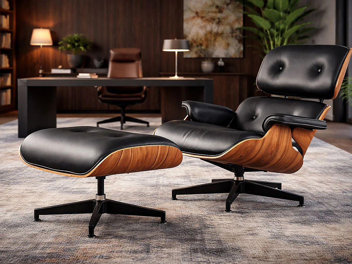 Cadeirão Relax (Pele Sintética)(Preto)