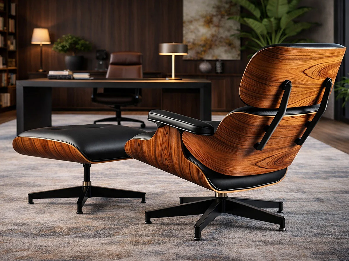 Cadeirão Relax (Pele Sintética)(Preto)