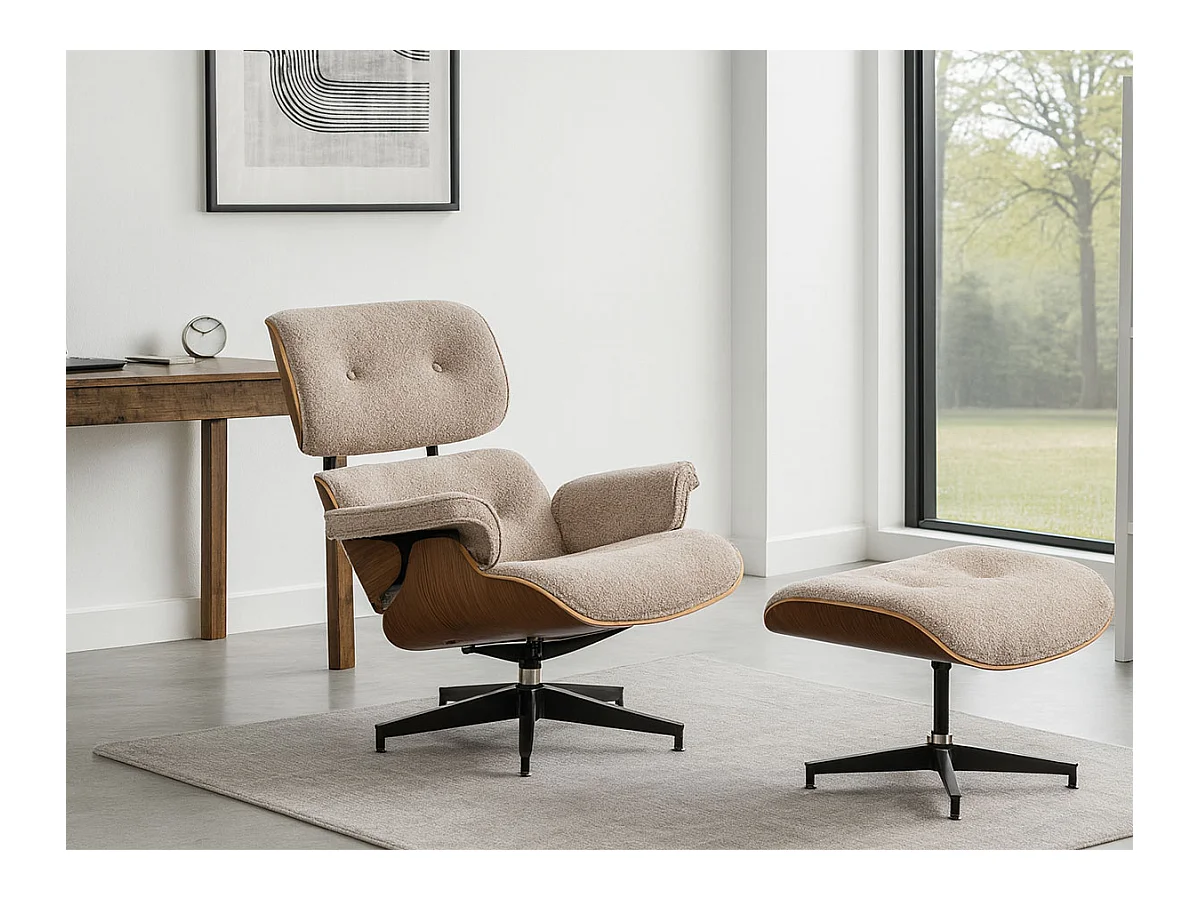 Cadeirão Relax (Tecido)(Bege)