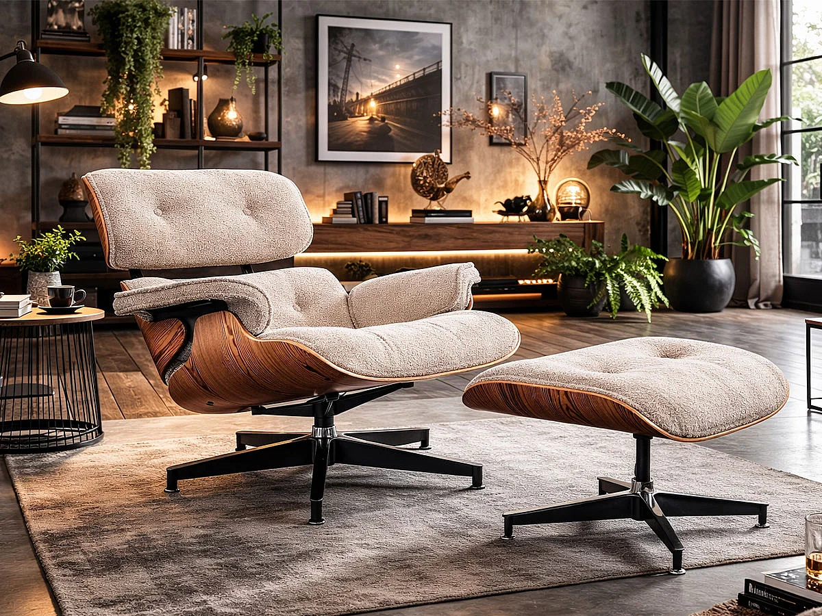 Cadeirão Relax (Tecido)(Bege)