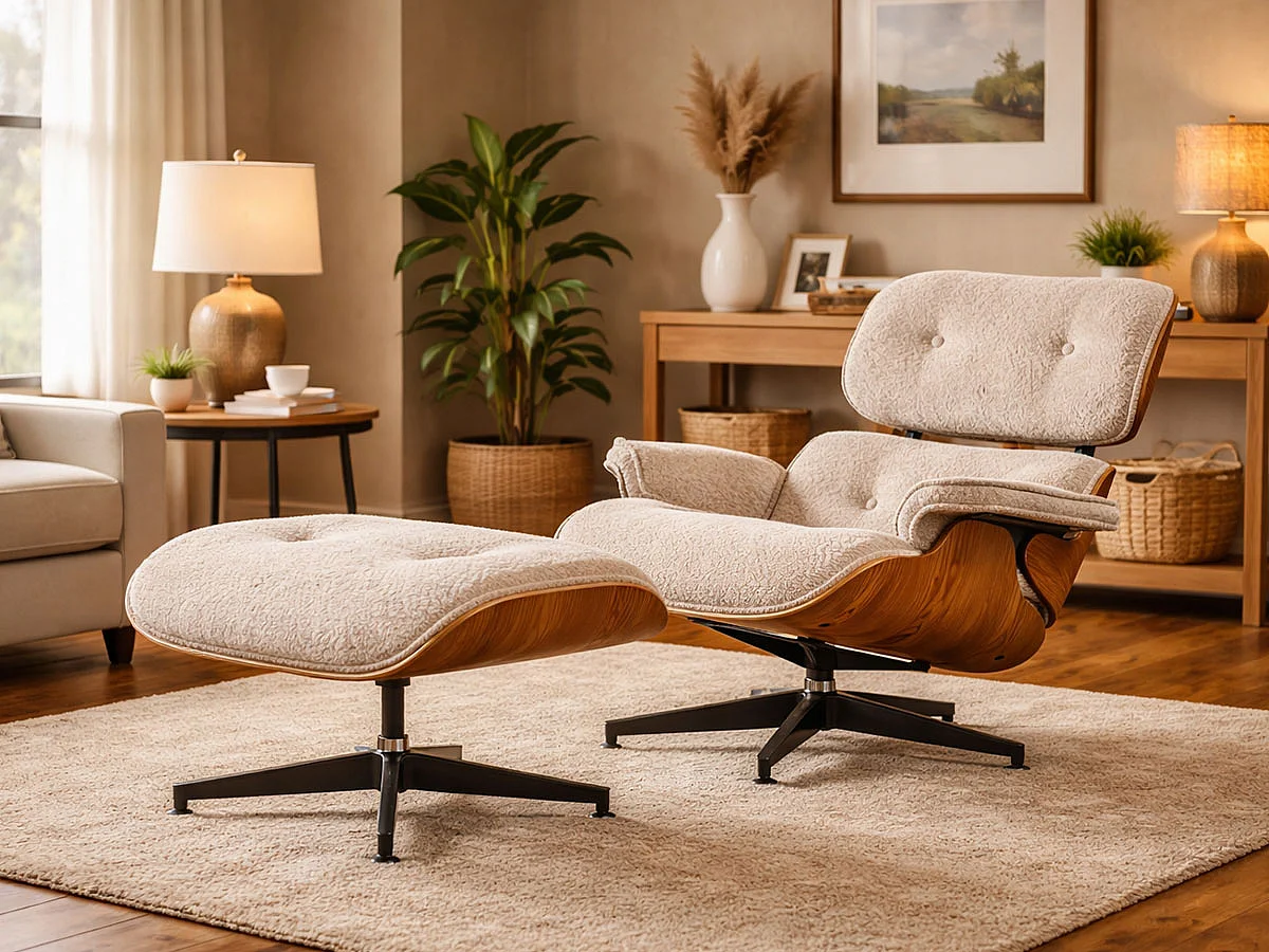 Cadeirão Relax (Tecido)(Bege)