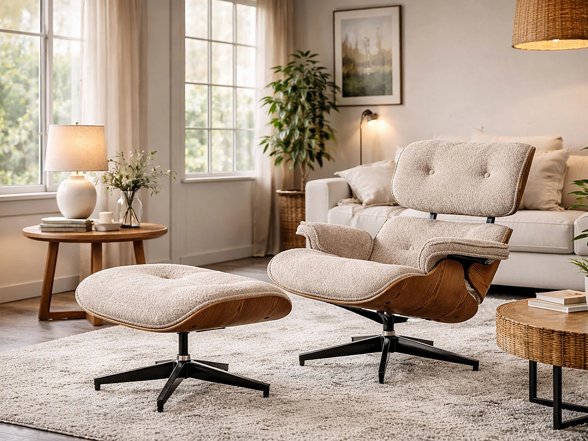 Cadeirão Relax (Tecido)(Bege)