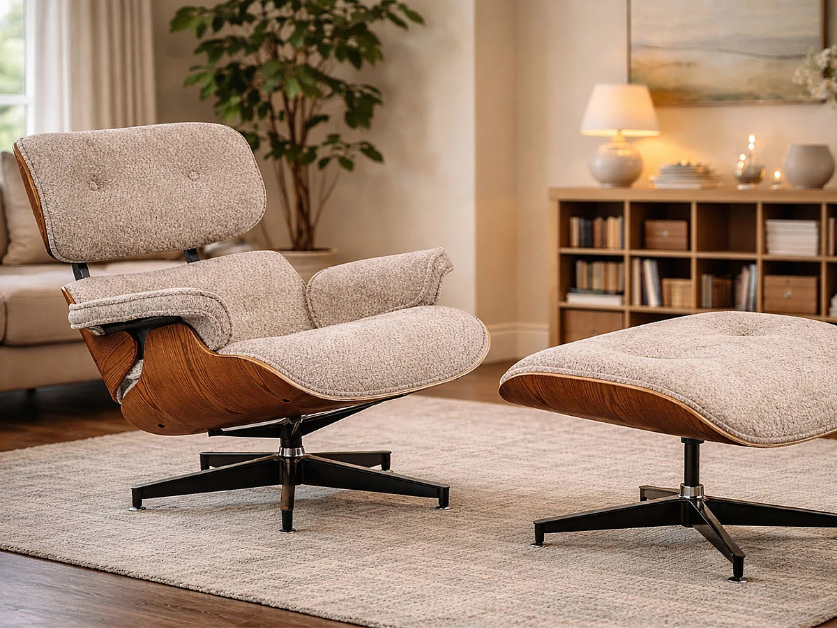 Cadeirão Relax (Tecido)(Bege)