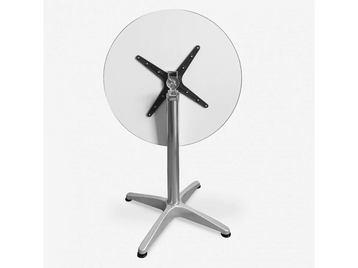 Table ronde de restaurant aluminium 70cm