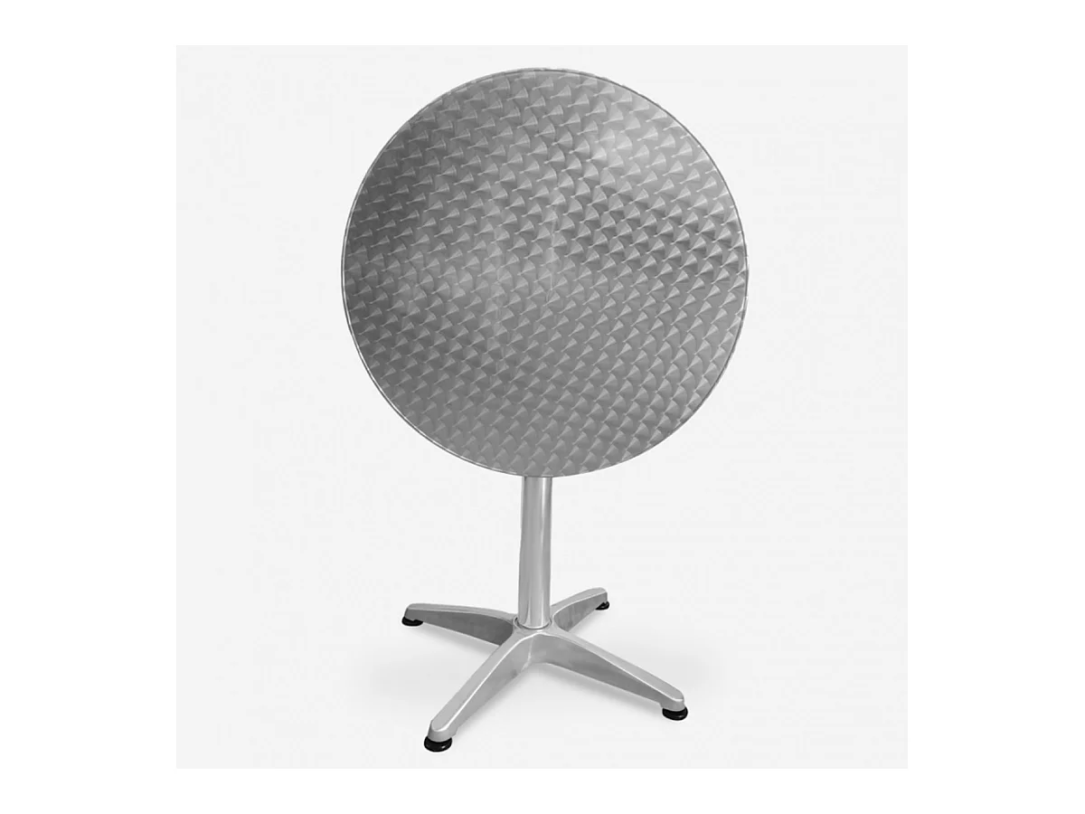 Table ronde de restaurant aluminium 70cm