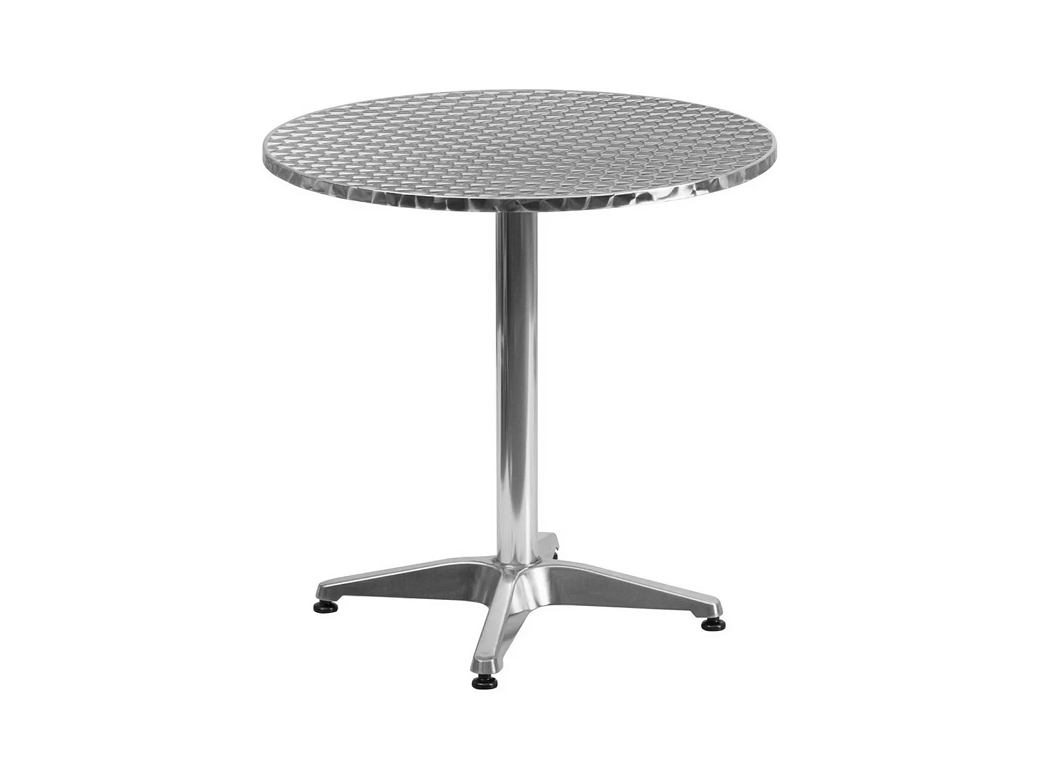 Table ronde de restaurant aluminium 70cm