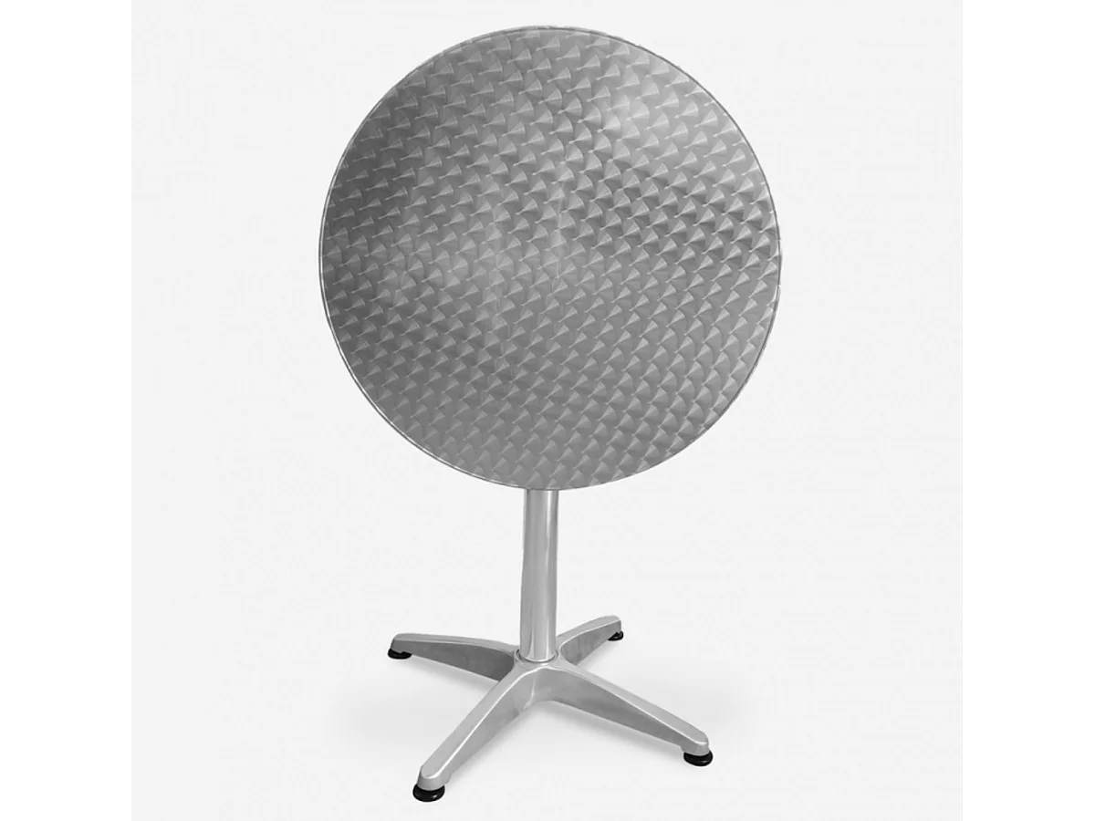Table ronde de restaurant aluminium 70cm