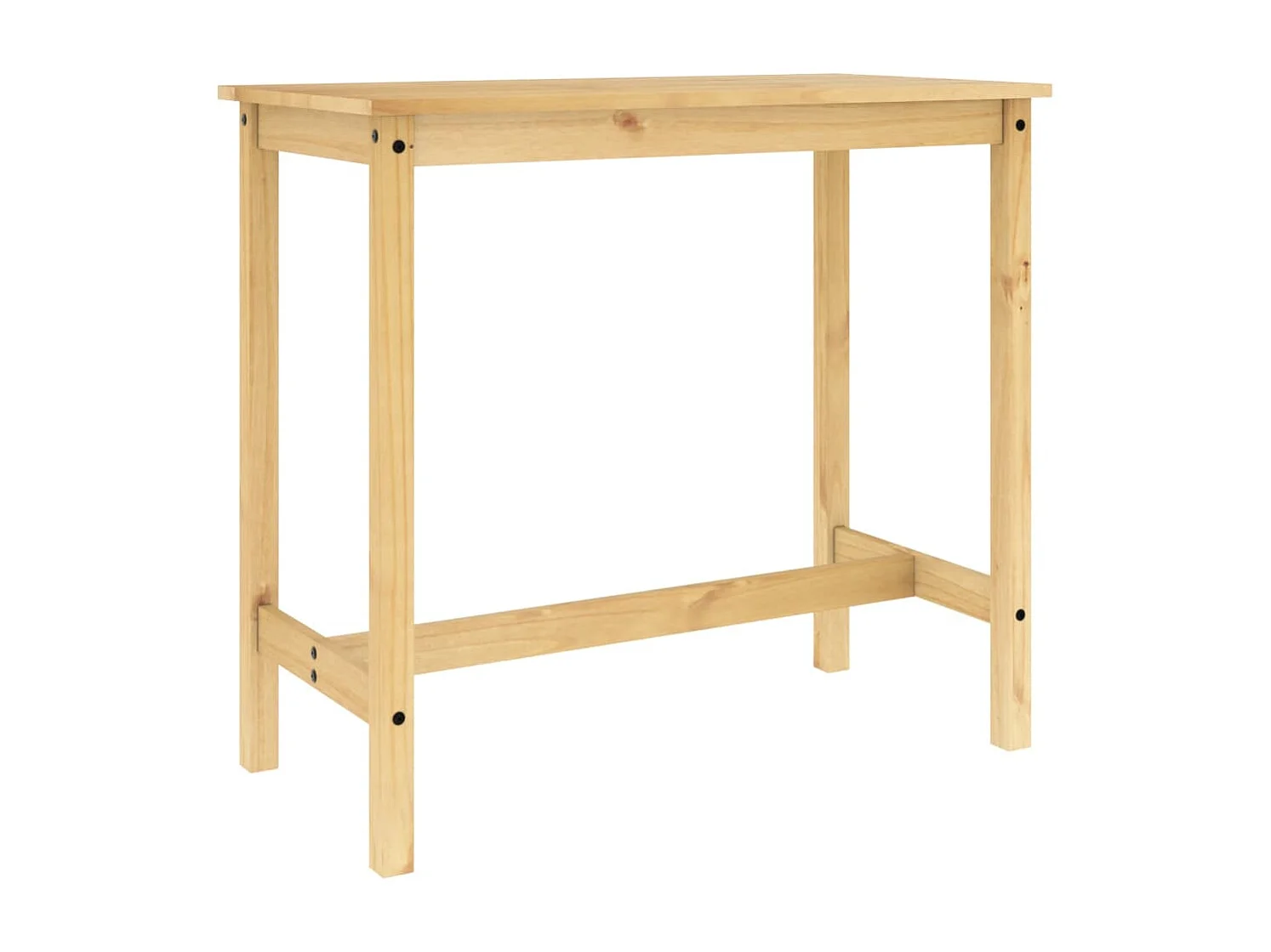 Ensemble de bar 5 pcs Bois de pin massif