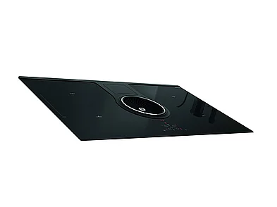 Table induction ELICA PRF0120978A NikolaTesla BL/F/83 - 4 foyers - Commandes tactiles - Extraction intégrée - Noir brillant