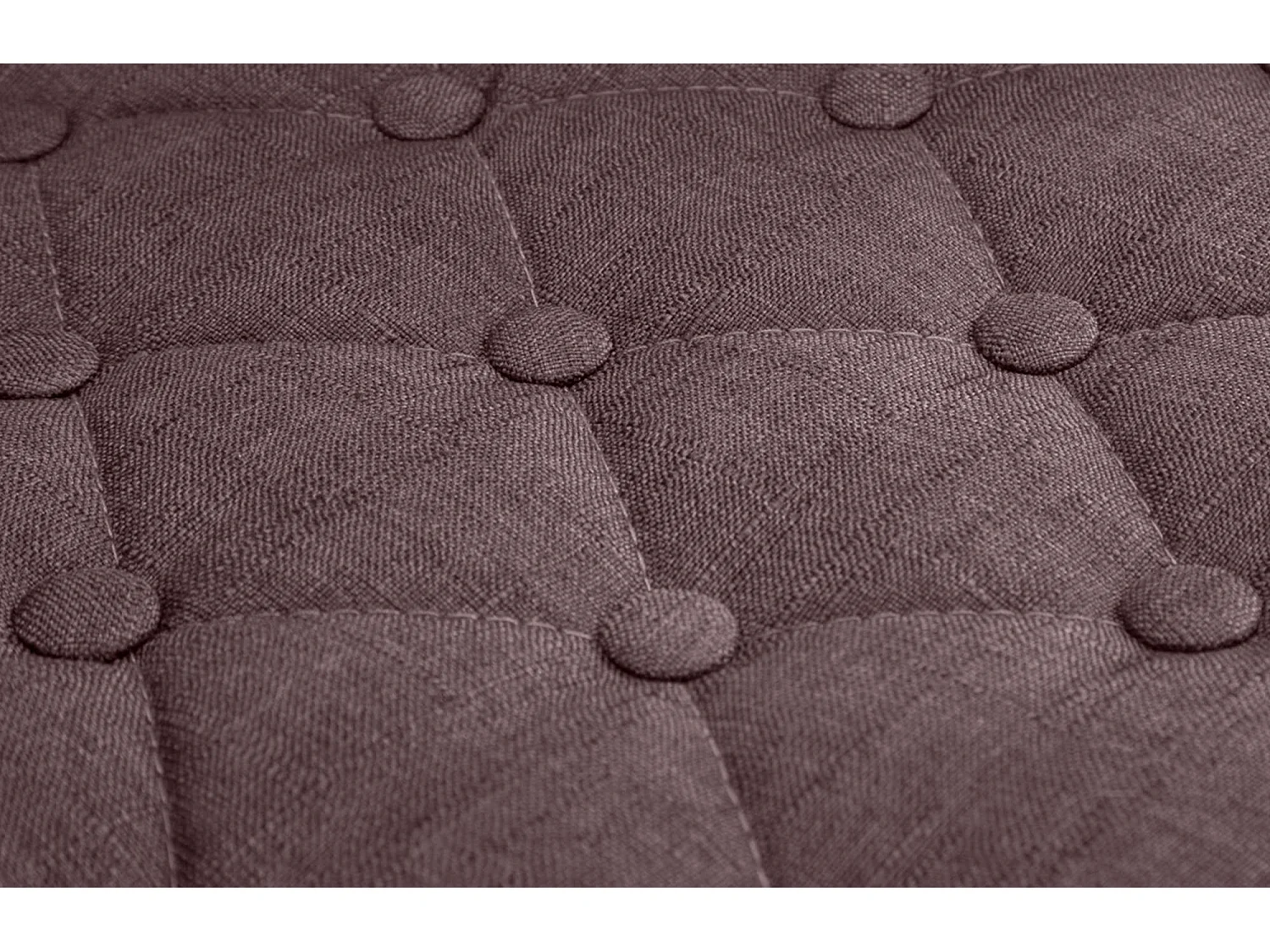 Fauteuil pivotant - Tissu & Métal chromé - Marron - Dublin