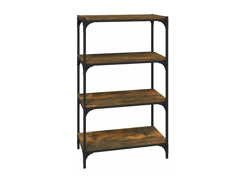 Bibliothèque Chêne fumé 60x33x100 Bois d'ingénierie