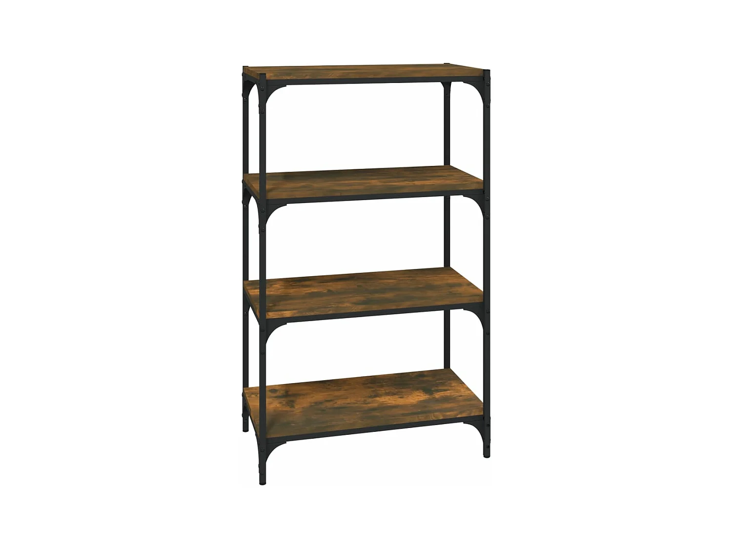 Bibliothèque Chêne fumé 60x33x100 Bois d'ingénierie