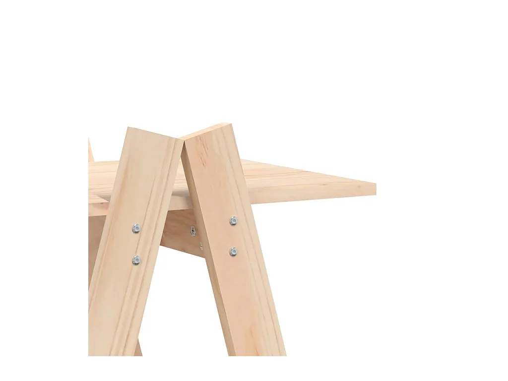 Étagère 5 niveaux en forme de A 110x40x180,5 bois pin massif