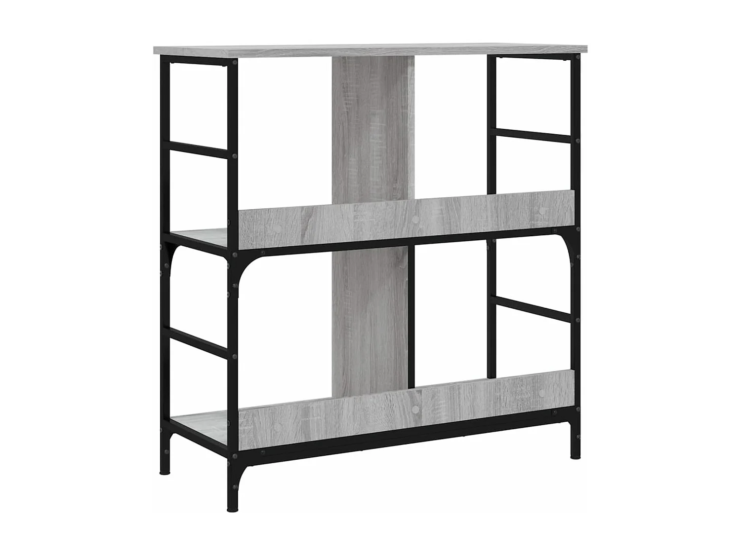 Bibliothèque sonoma gris 78,5x33x82 bois d'ingénierie