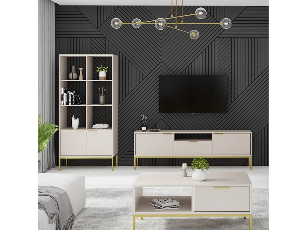 Bücherregal Austin für das Wohnzimmer - Elegant und Vielseitig