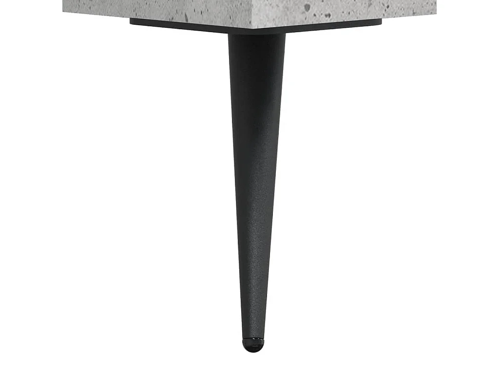 Bibliothèque gris béton 69,5x32,5x90 bois d'ingénierie