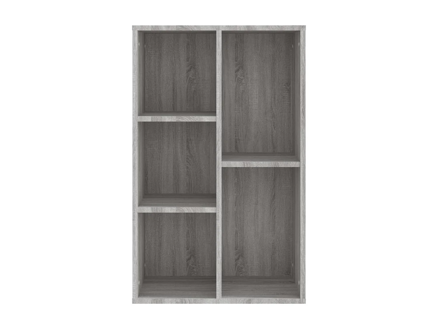 Bibliothèque-Buffet sonoma gris 50x25x80 bois d'ingénierie