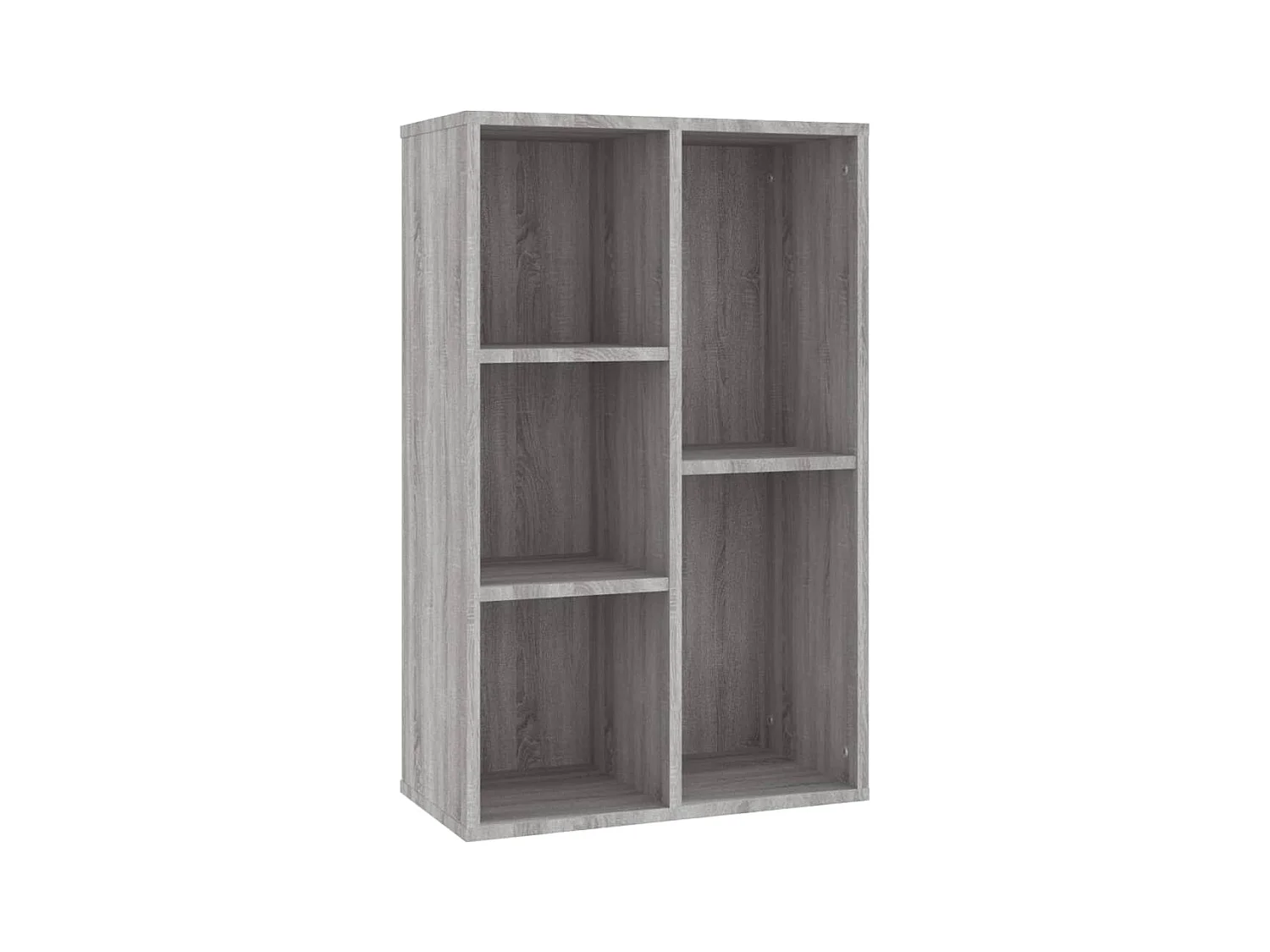 Bibliothèque-Buffet sonoma gris 50x25x80 bois d'ingénierie