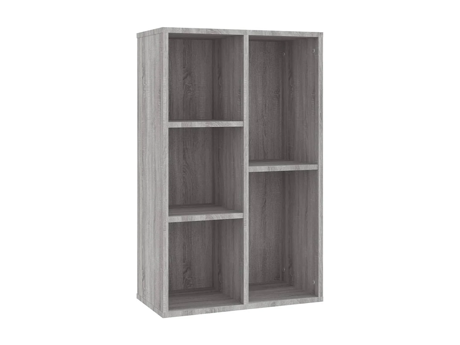 Bibliothèque-Buffet sonoma gris 50x25x80 bois d'ingénierie