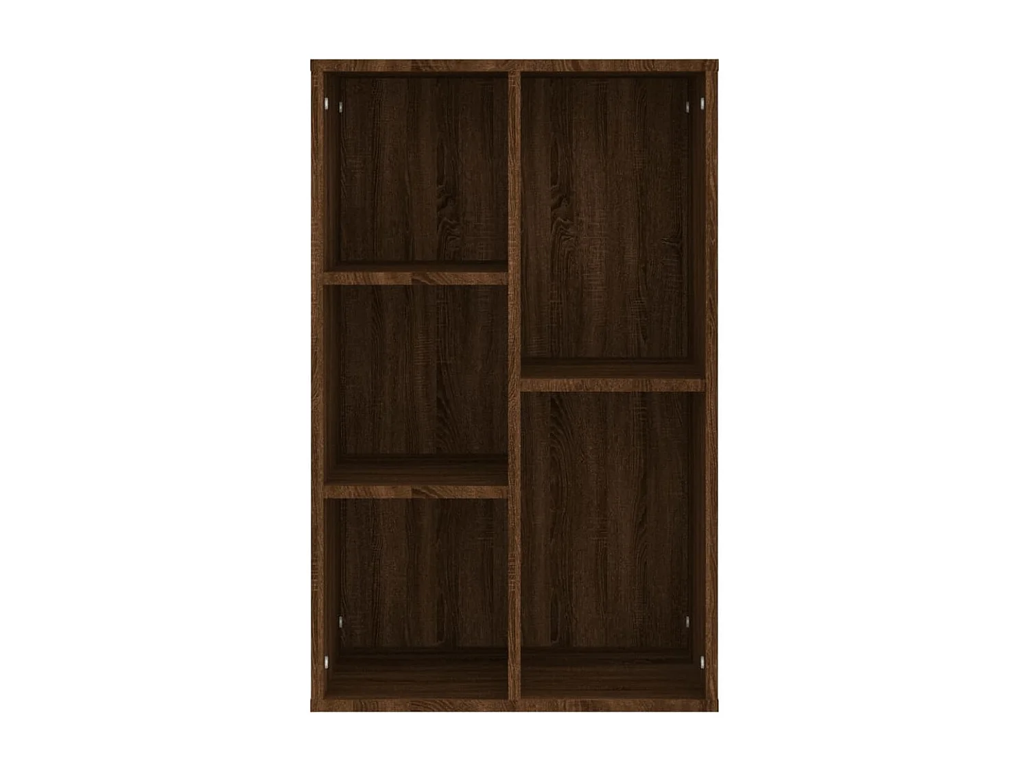 Bibliothèque-Buffet chêne marron 50x25x80 bois d'ingénierie
