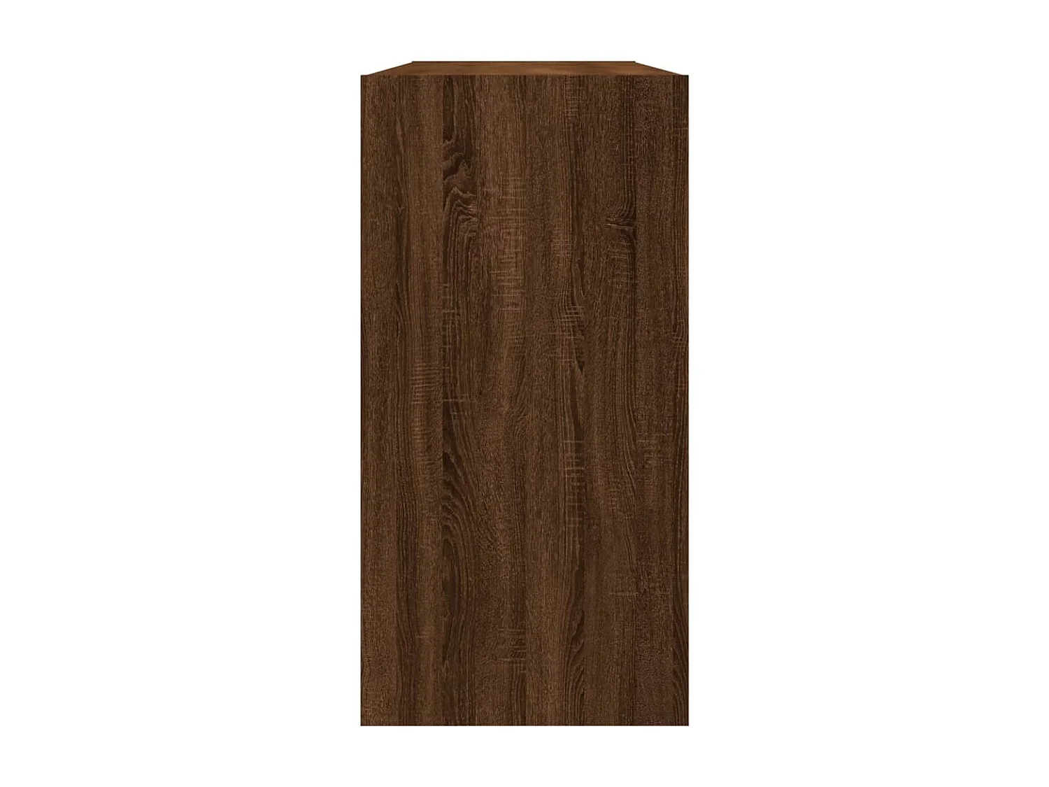 Bibliothèque-Buffet chêne marron 50x25x80 bois d'ingénierie