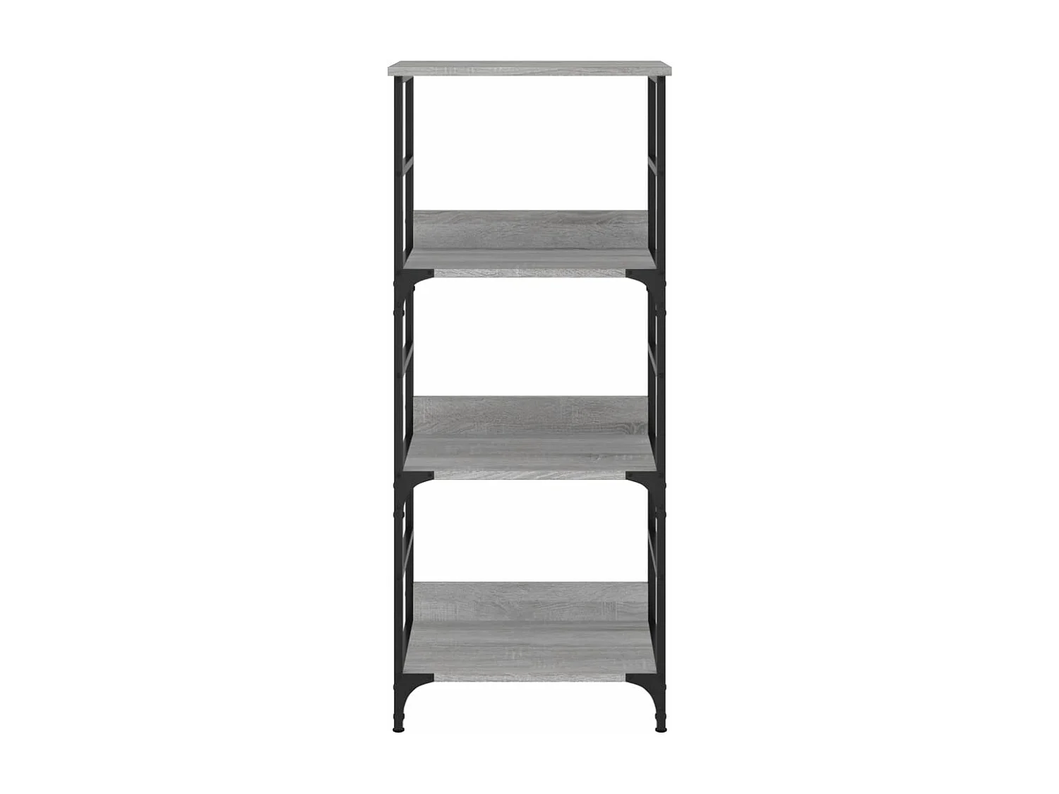 Bibliothèque sonoma gris 50x33x117,5 bois d'ingénierie