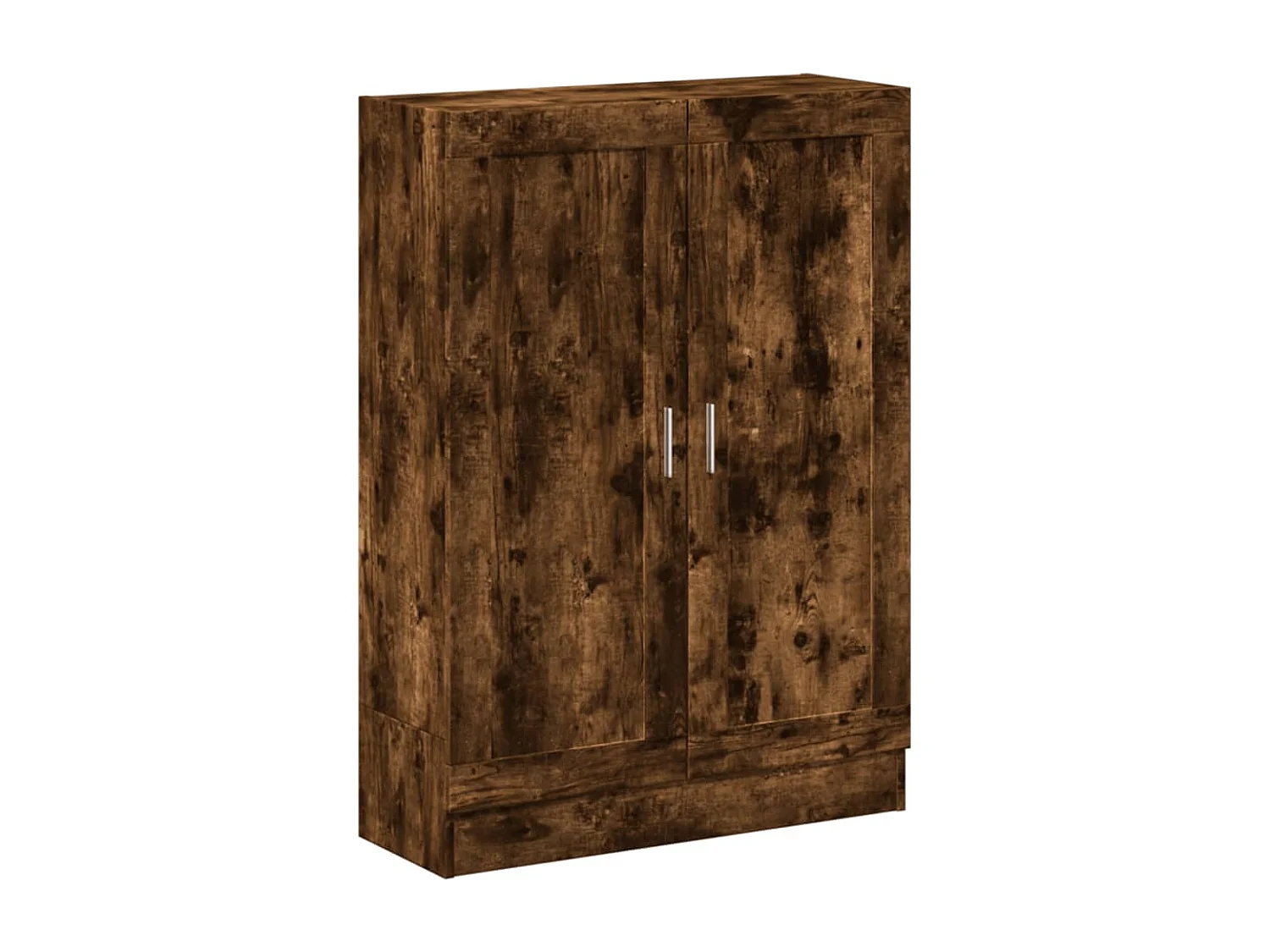 Bibliothèque chêne fumé 82,5x30,5x115 bois d'ingénierie