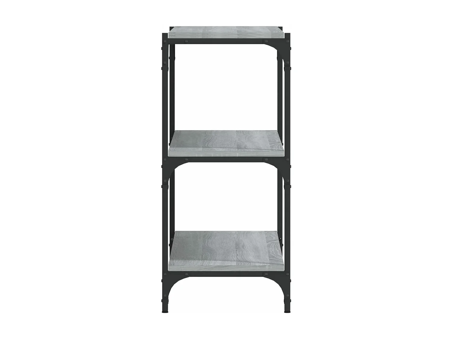 Bibliothèque Sonoma gris 100x33x70,5 Bois d'ingénierie acier