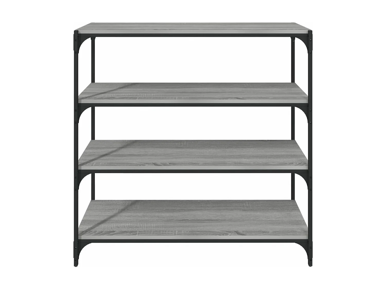 Bibliothèque Sonoma gris 100x33x100 Bois d'ingénierie acier