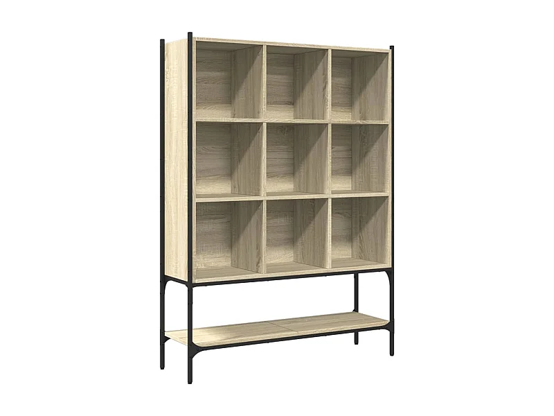 Bibliothèque chêne sonoma 102x30x141,5 bois d'ingénierie