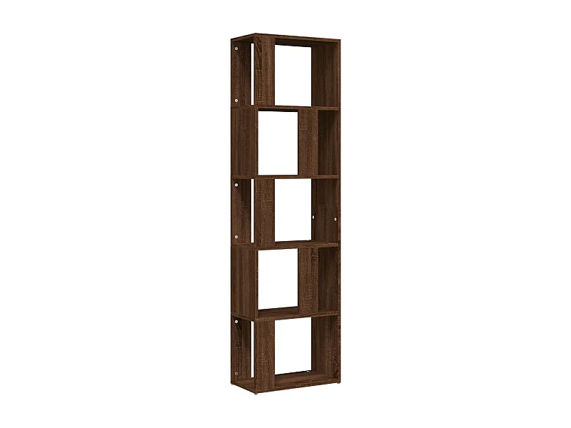 Bibliothèque Chêne marron 45x24x160 Bois d'ingénierie