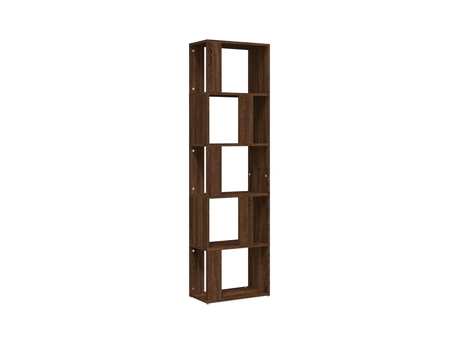 Bibliothèque Chêne marron 45x24x160 Bois d'ingénierie